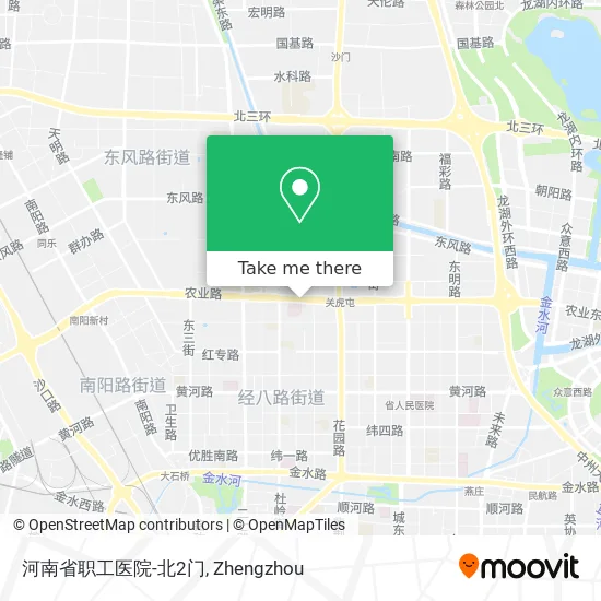 河南省职工医院-北2门 map