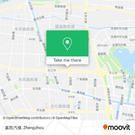 鑫凯汽修 map