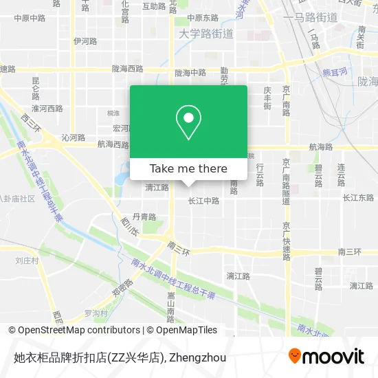 她衣柜品牌折扣店(ZZ兴华店) map