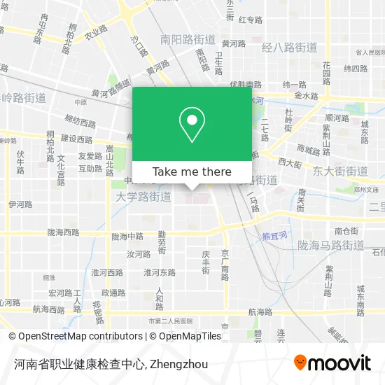 河南省职业健康检查中心 map