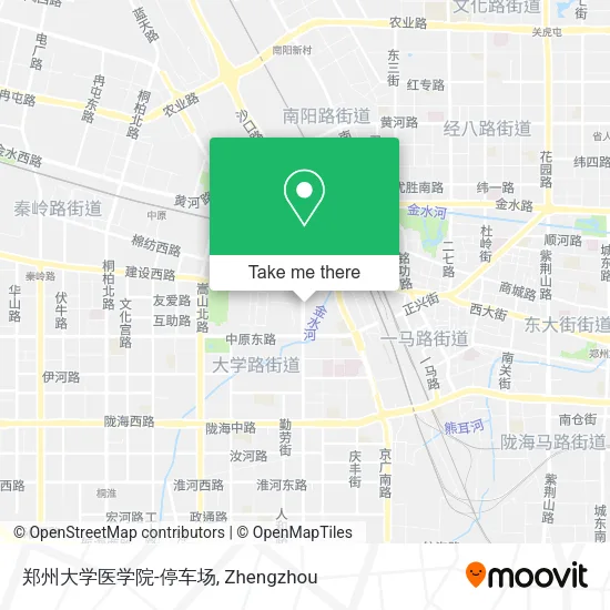 郑州大学医学院-停车场 map