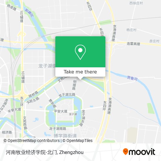 河南牧业经济学院-北门 map