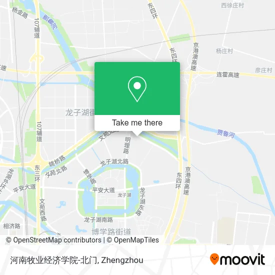 河南牧业经济学院-北门 map