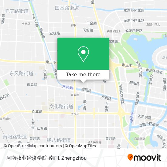 河南牧业经济学院-南门 map