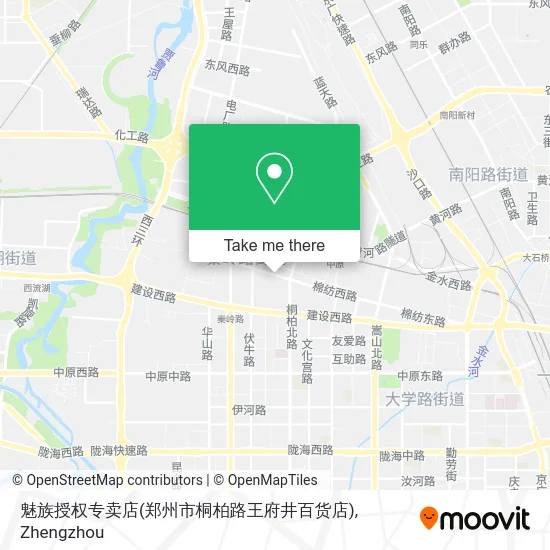 魅族授权专卖店(郑州市桐柏路王府井百货店) map