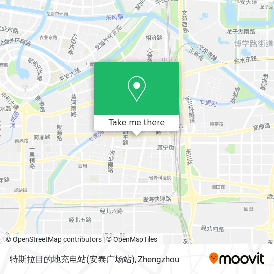 特斯拉目的地充电站(安泰广场站) map