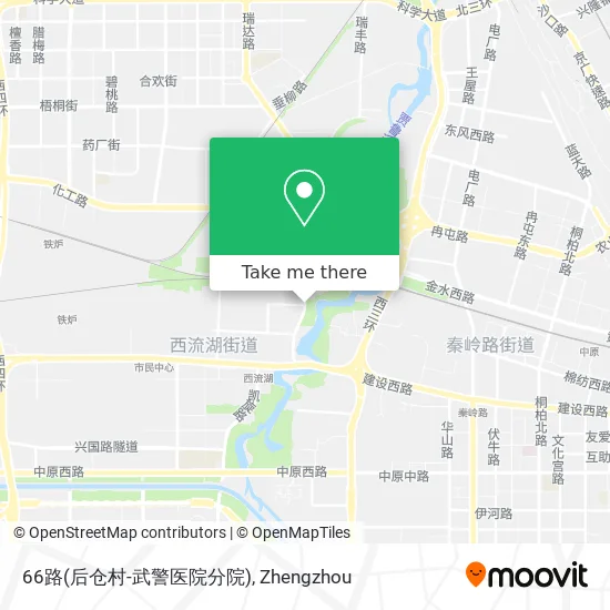 66路(后仓村-武警医院分院) map