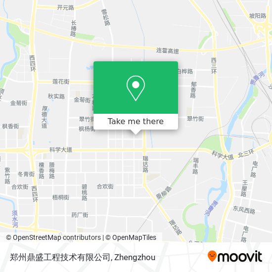 郑州鼎盛工程技术有限公司 map