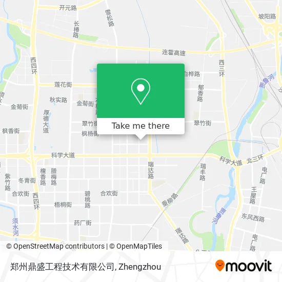 郑州鼎盛工程技术有限公司 map