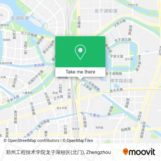 郑州工程技术学院龙子湖校区(北门) map