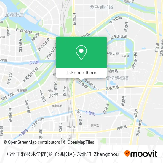 郑州工程技术学院(龙子湖校区)-东北门 map