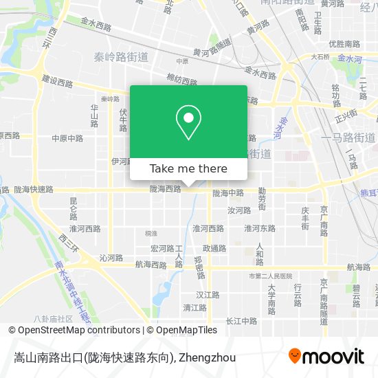 嵩山南路出口(陇海快速路东向) map