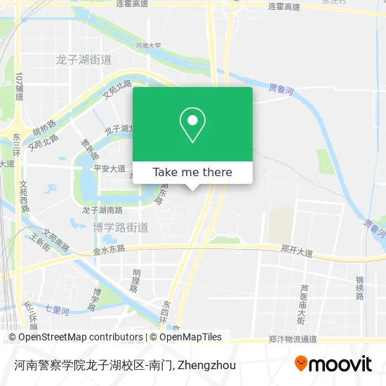河南警察学院龙子湖校区-南门 map