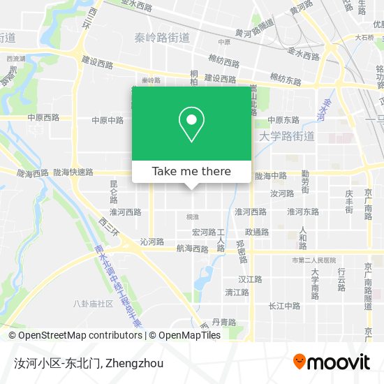 汝河小区-东北门 map