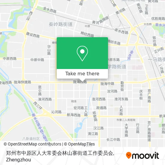 郑州市中原区人大常委会林山寨街道工作委员会 map