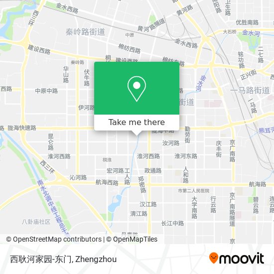 西耿河家园-东门 map