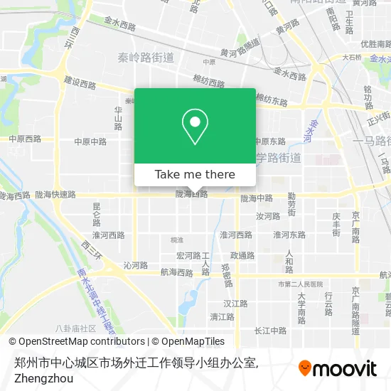 郑州市中心城区市场外迁工作领导小组办公室 map