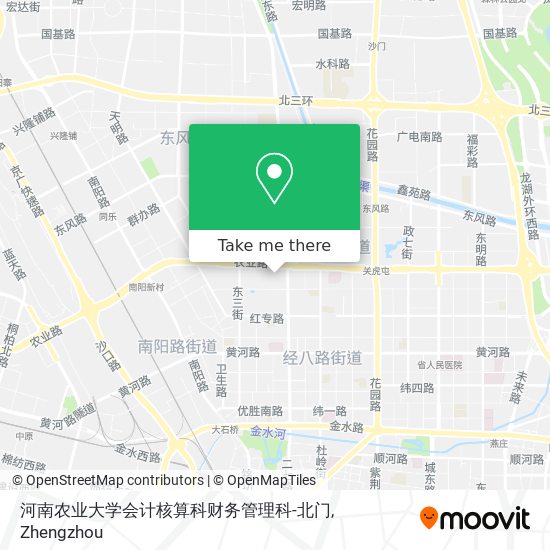 河南农业大学会计核算科财务管理科-北门 map