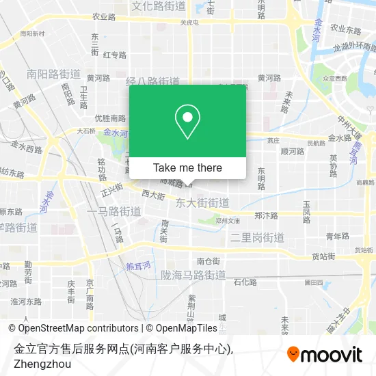 金立官方售后服务网点(河南客户服务中心) map