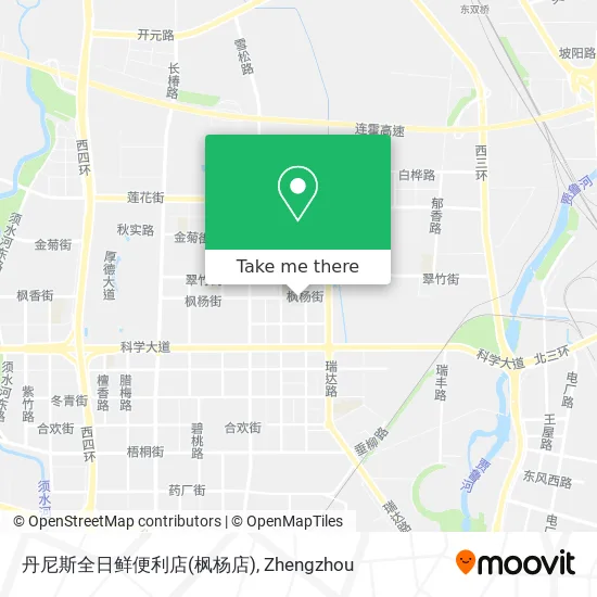 丹尼斯全日鲜便利店(枫杨店) map