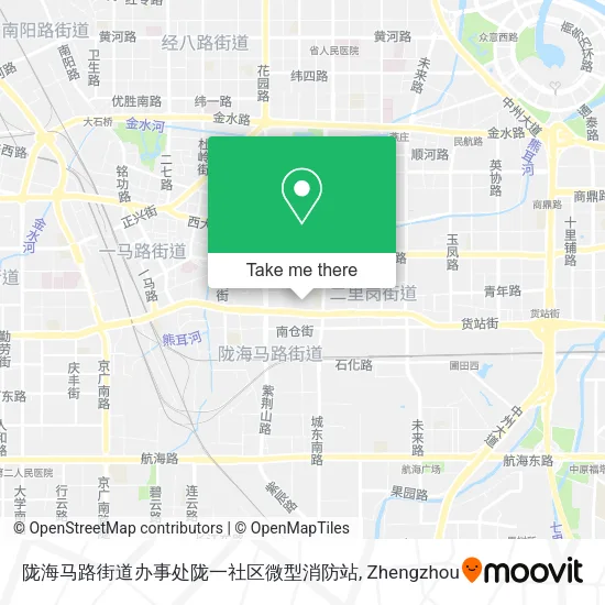 陇海马路街道办事处陇一社区微型消防站 map