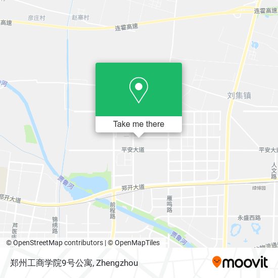 郑州工商学院9号公寓 map