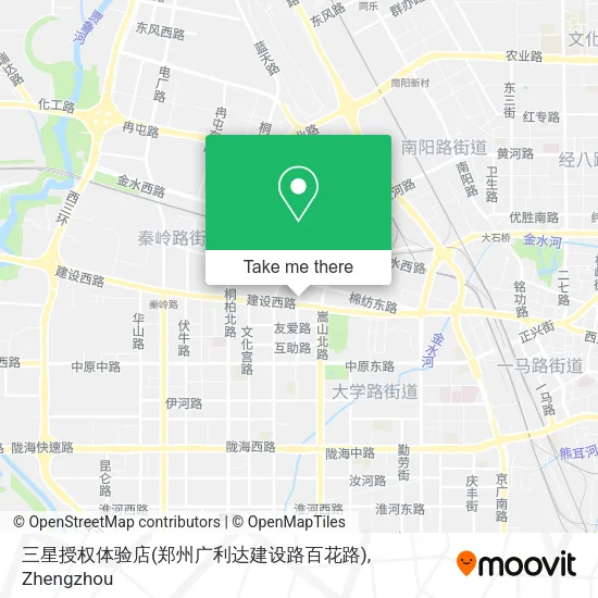 三星授权体验店(郑州广利达建设路百花路) map