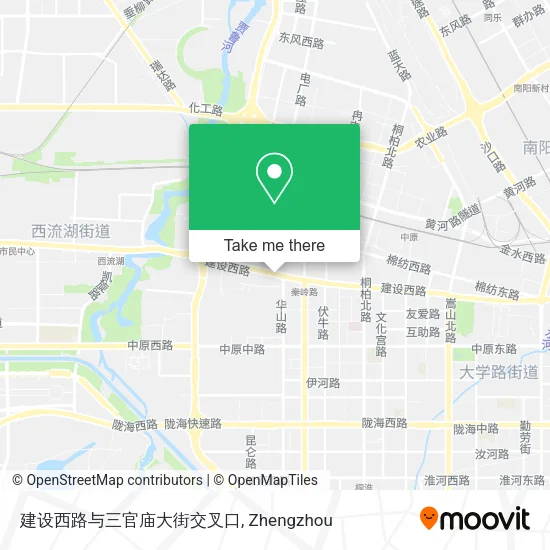 建设西路与三官庙大街交叉口 map