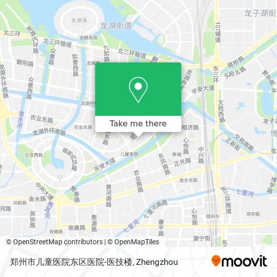 郑州市儿童医院东区医院-医技楼 map