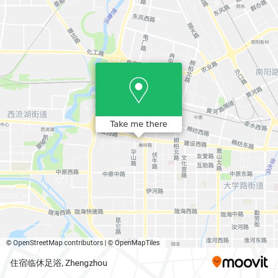 住宿临休足浴 map