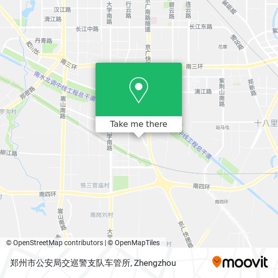 郑州市公安局交巡警支队车管所 map
