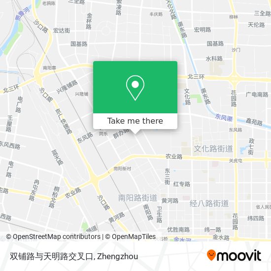 双铺路与天明路交叉口 map