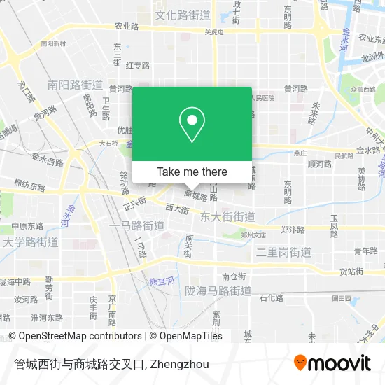 管城西街与商城路交叉口 map