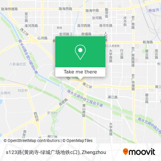s123路(黄岗寺-绿城广场地铁c口) map