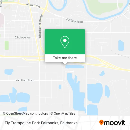 Fly Trampoline Park Fairbanks map