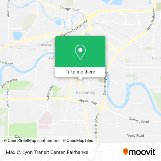 Mapa de Max C. Lyon Transit Center
