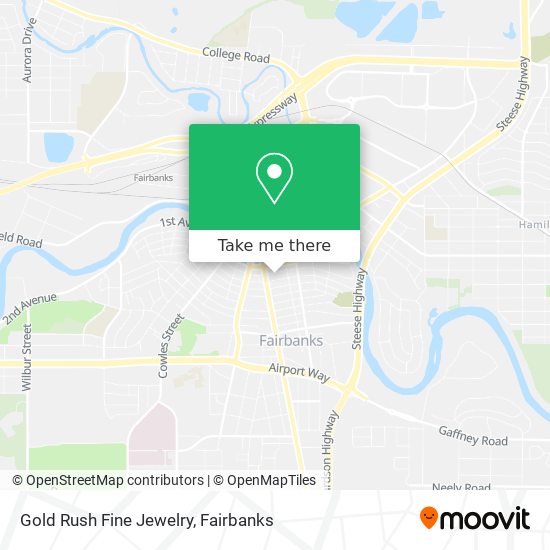 Gold Rush Fine Jewelry map