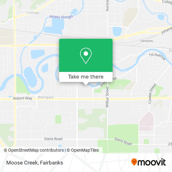 Mapa de Moose Creek