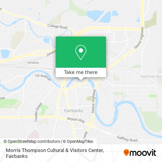 Morris Thompson Cultural & Visitors Center map