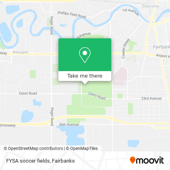 FYSA soccer fields map