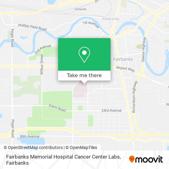 Fairbanks Memorial Hospital Cancer Center Labs map