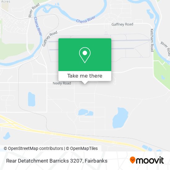 Rear Detatchment Barricks 3207 map
