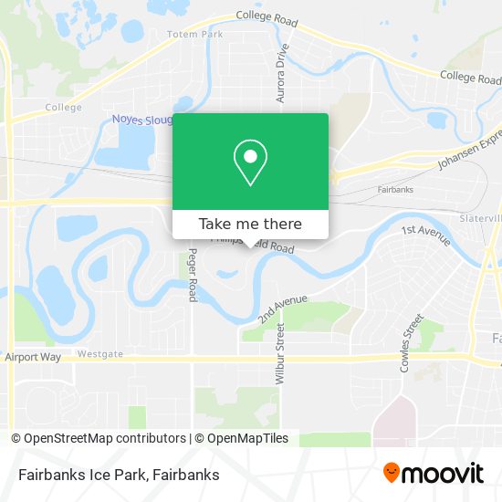Fairbanks Ice Park map