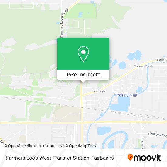 Farmers Loop West Transfer Station map