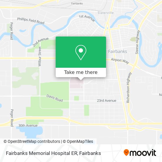 Fairbanks Memorial Hospital ER map