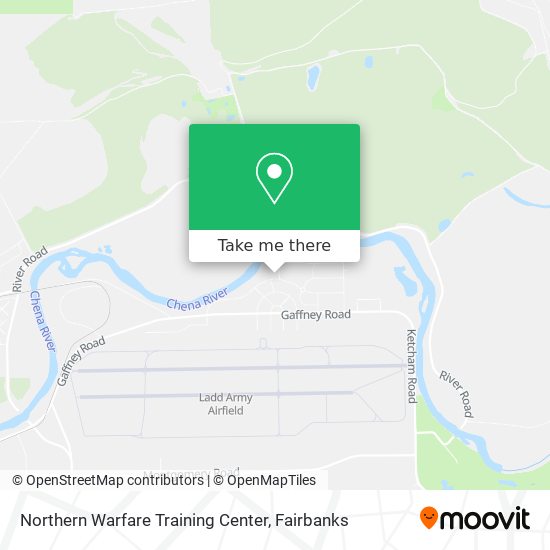 Mapa de Northern Warfare Training Center