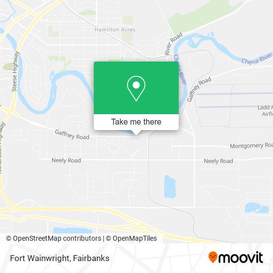 Fort Wainwright map