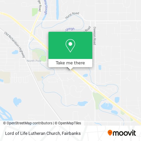 Lord of Life Lutheran Church map