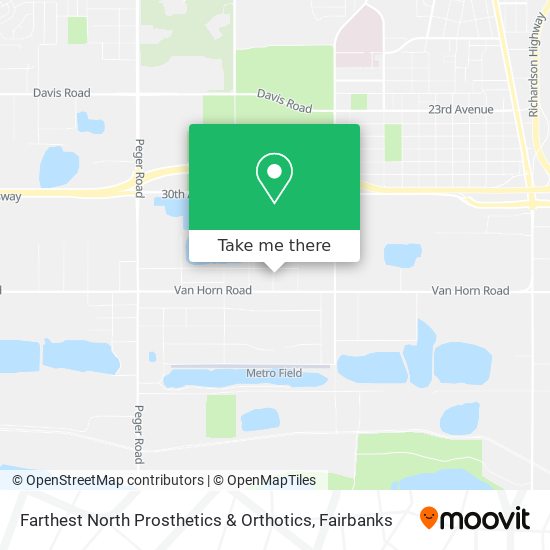 Mapa de Farthest North Prosthetics & Orthotics