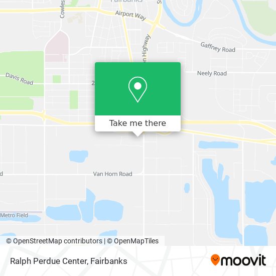Mapa de Ralph Perdue Center